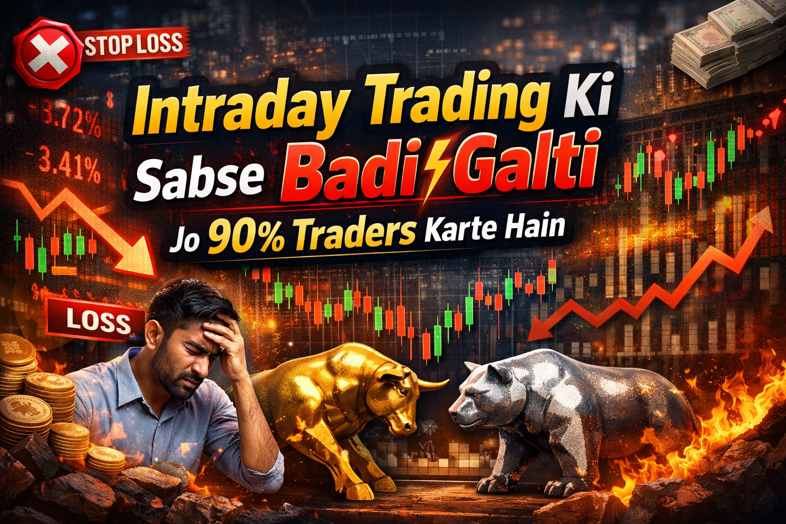 🚫 इंट्राडे ट्रेडिंग की सबसे बड़ी गलती